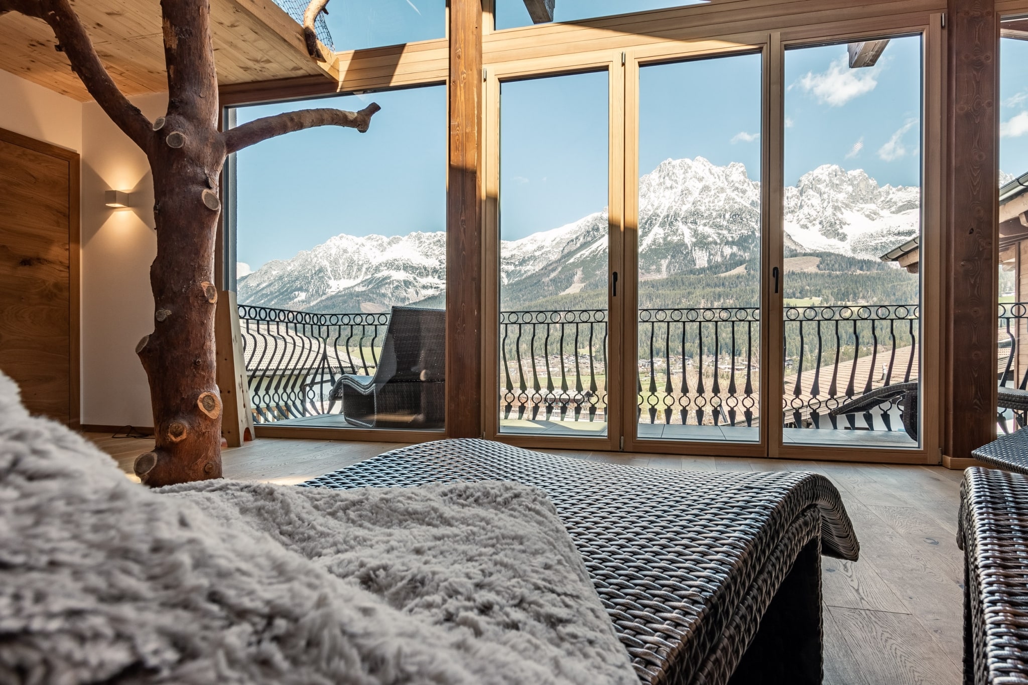 Kaiserwald Ruheraum in der Skysauna, Hotel Hochfilzer, Ellmau, Wilder Kaiser