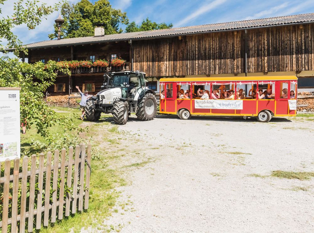 Bergdoktor Traktorfahrt