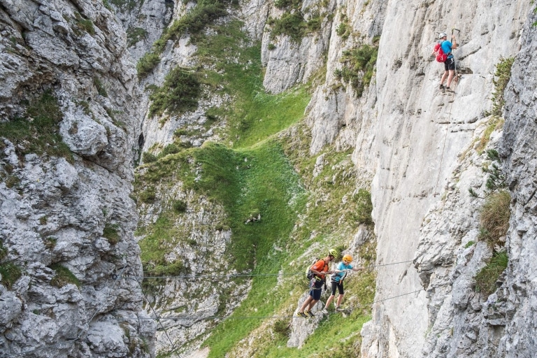 Klettersteig am Wilden Kaiser