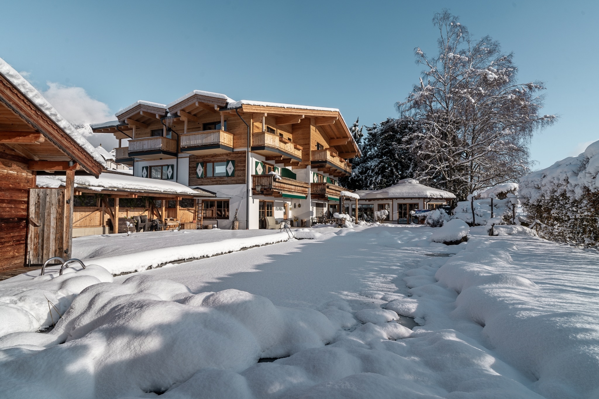 Gartenhotel FLORA, Ellmau am Wilden Kaiser im Winter