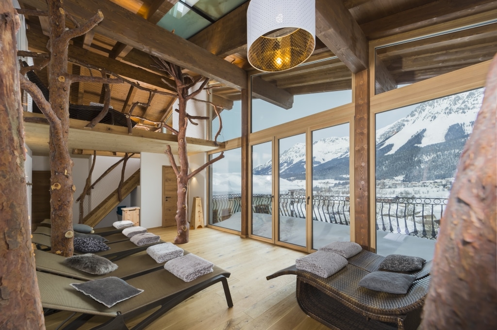 Sky Sauna im Hotel Hochfilzer Winter