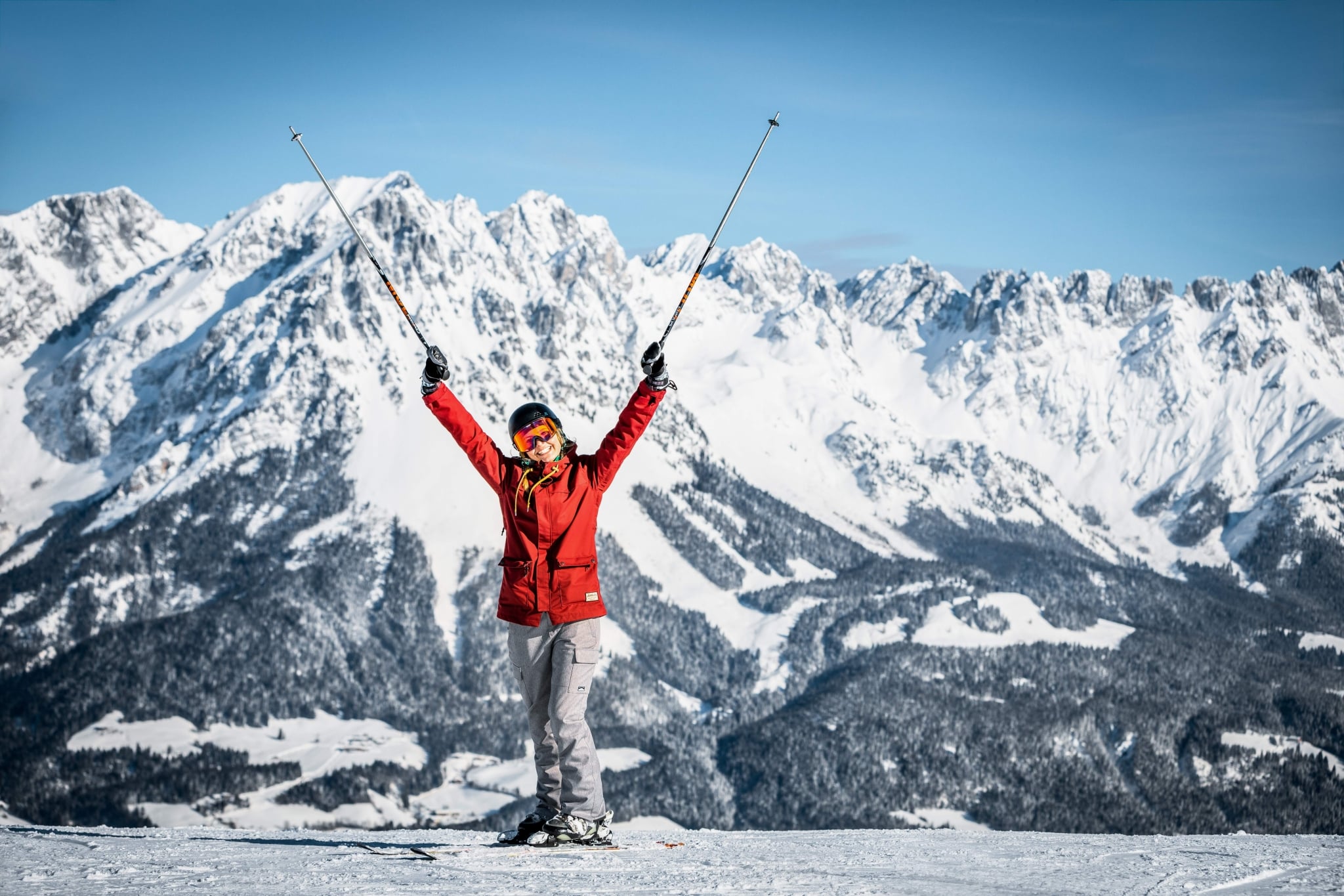 Skifahren in Ellmau