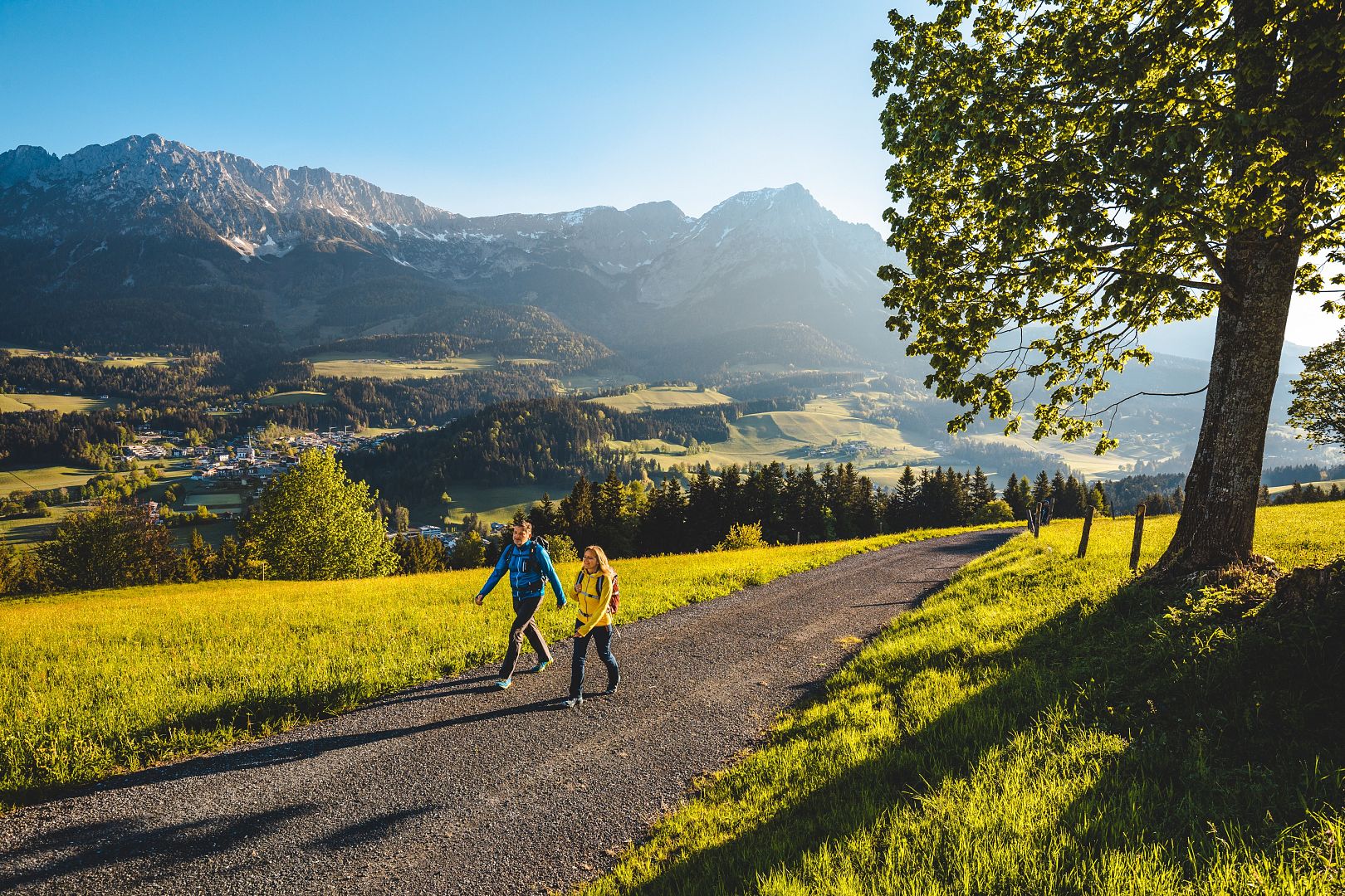 Wandern in Ellmau am Wilden Kaiser, Hotel Hochfilzer